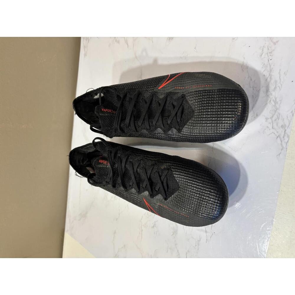 Nike Mercurial Vapor 13 Elite FG Black with Red Size 6